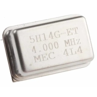 MERCURY 4MHz Clock Oscillator, ±50 ppm Frequency Stability, TTL and HCMOS Output, 14-Pin PDIP Package 5H14ET-4.000