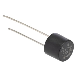 RS PRO Non-Resettable Fuse Radial 4A 250V Time Delay Thermoplastic Body 767-5162