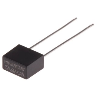 RS PRO Non-Resettable Fast Acting Radial Fuse 400mA 250V 767-5096