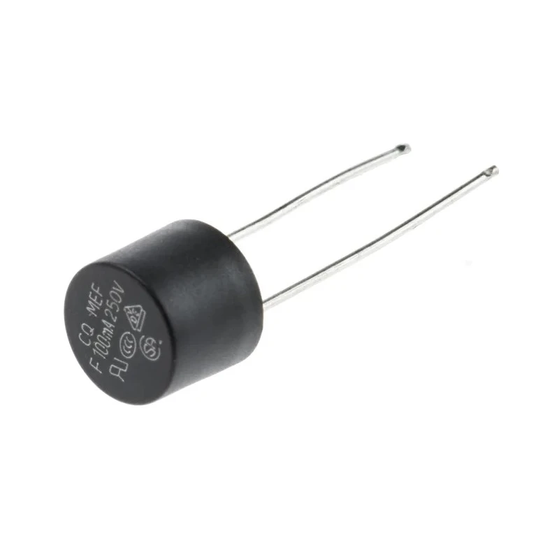 RS PRO Non-Resettable Fuse Radial 100mA 250V AC Fast Acting Thermoplastic Body 767-5181