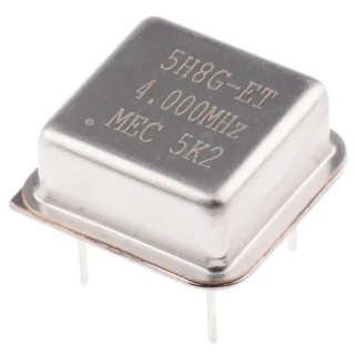 MERCURY 4MHz Clock Oscillator ±50 ppm HCMOS TTL 8-Pin PDIP 5H8ET-4.000