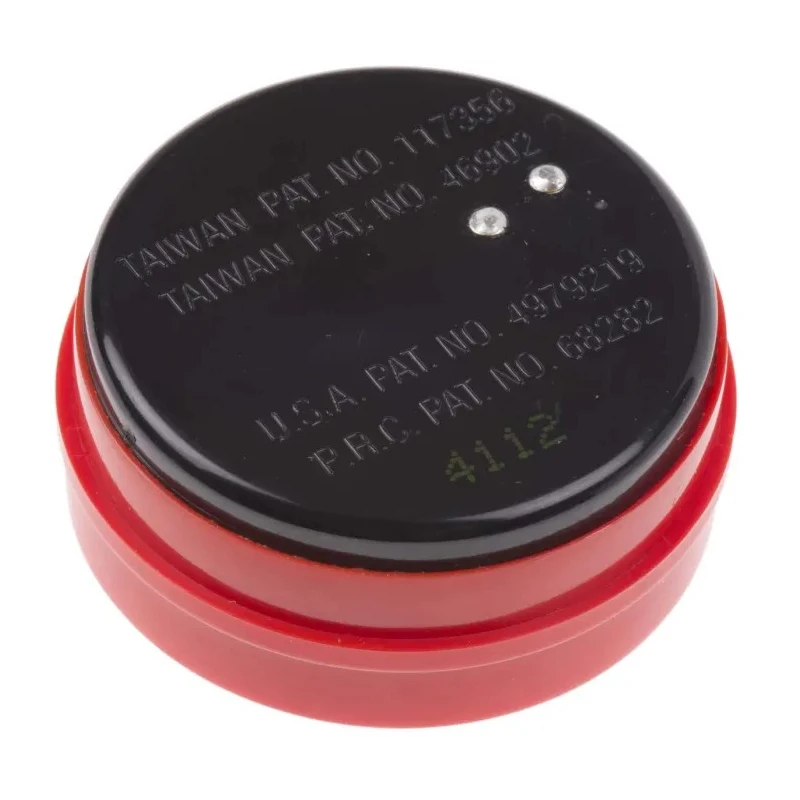RS PRO 95 dB Surface Mount Piezo Buzzer Transducer 150V AC Max 23 mm Height 54.5 mm Diameter 767-5355
