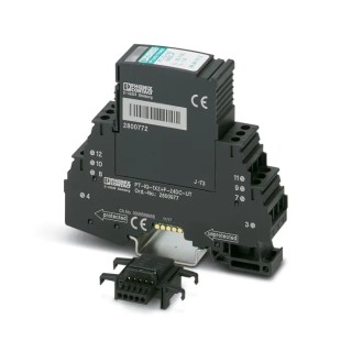 Phoenix Contact Modular Surge Protector, 10 kA, DIN Rail Mount Type 2800977