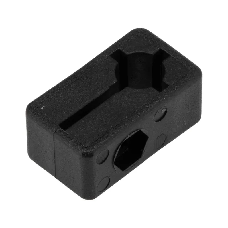 RS PRO Mounting Block for 6 to 8 mm² GrooveSlot Compatible with 40 and 30 Strut Profiles, 28 mm Length 767-5881
