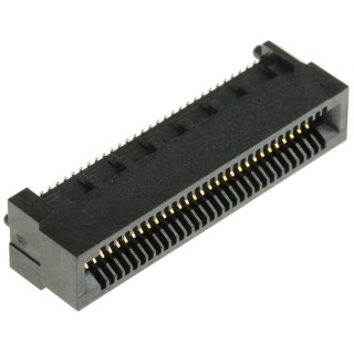 Samtec HSEC8-DV Series Straight Edge Connector Female, Surface Mount, 60 Contacts, 0.8 mm Pitch, 2 Row HSEC8-DV