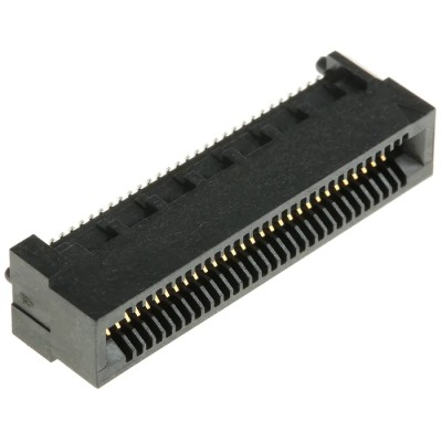 Samtec HSEC8-DV Series Straight Edge Connector Female, Surface Mount, 60 Contacts, 0.8 mm Pitch, 2 Row HSEC8-DV