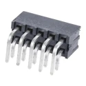 Samtec IPT1 Series Right Angle Through Hole PCB Header 10 Contacts 2.54 mm Pitch 2 Row Shrouded 