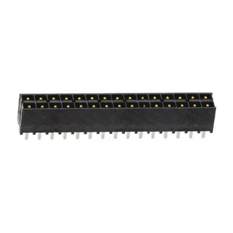 Samtec IPT1 Series Straight Through Hole Shrouded PCB Header 30 Contacts 2 Row 2.54 mm Pitch 
