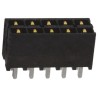 Samtec IPT1 Series Straight Through Hole Shrouded PCB Header, 10 Contacts, 2.54 mm Pitch, 2 Row, 550/777V IPT1