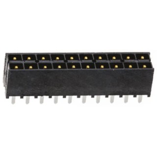 Samtec IPT1 Series Shrouded Straight Through Hole PCB Header 20 Contacts 2.54 mm Pitch 777V 9A 