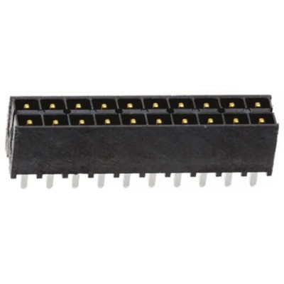 Samtec IPT1 Series Shrouded Straight Through Hole PCB Header 20 Contacts 2.54 mm Pitch 777V 9A 