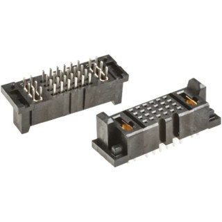 Samtec MPS-C Series Straight Through Hole PCB Socket 26-Contact 4 Row 2 mm Pitch Solder MPSC-01-24-01-7.70-01-L-V