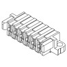 Samtec MPS Series Right Angle Through Hole PCB Socket 8-Contact 1 Row 5 mm Pitch Solder MPS-08-01-01-L-RA-SD