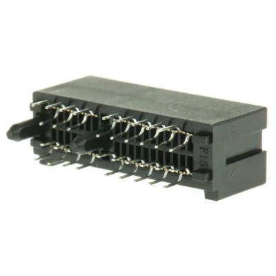 Samtec PCIe Series Straight Edge Connector Female, Through Hole, 36-Contacts, 1 mm Pitch, 2 Row, Solder PCIE-036-02-F-D-TH