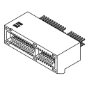 Samtec PCIe Series Straight Edge Connector Female 36-Contacts 1 mm Pitch 2 Row Solder PCIE-036-02-F-D-EMS2