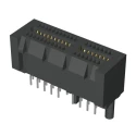 Samtec PCIe Series Straight Edge Connector Female 36-Contacts 1 mm Pitch 2 Row Through Hole 2.5A Current PCIE-036-02-F-D-TH