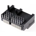 Samtec PCIe Series Right Angle Edge Connector Female, Through Hole, 36 Contacts, 1 mm Pitch, 2 Row, Gold PCIE-036-02-F-D-RA