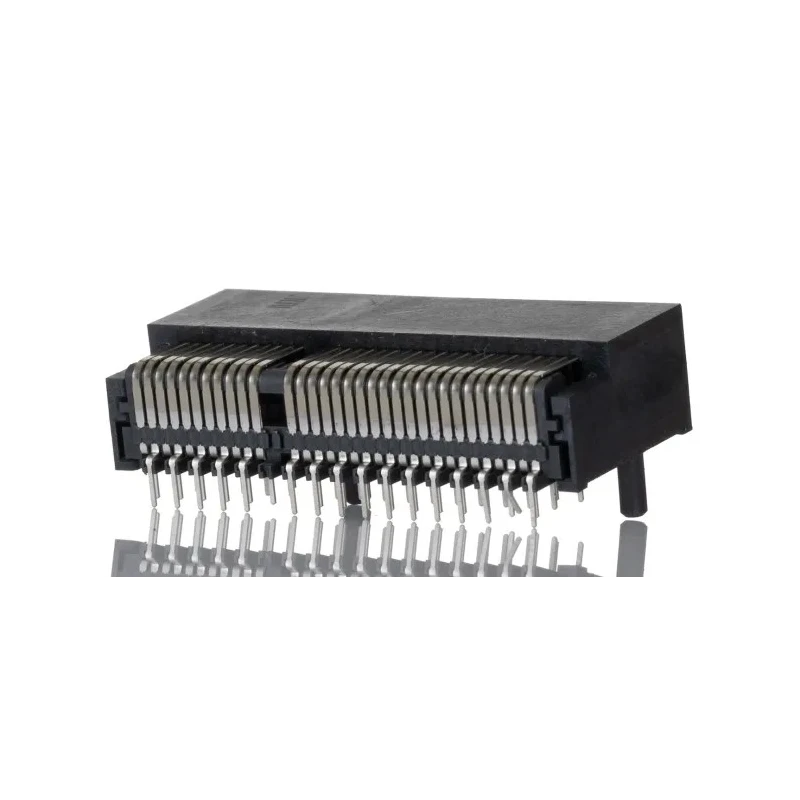 Samtec PCIe Series Edge Connector Female, Right Angle, 64-Contacts, 1 mm Pitch, 2 Row, Through Hole PCIE-064-02-F-D-RA