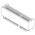 Samtec PCIe Series Straight Edge Connector Female, Through Hole, 164-Contacts, 1 mm Pitch, 2 Row, Solder PCIE-164-02-F-D-TH