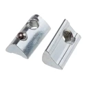 RS PRO Connecting Component T-Slot Nut for Strut Profile 30 mm, Thread Size M5, Groove Size 6 mm, Steel Material 767-5529
