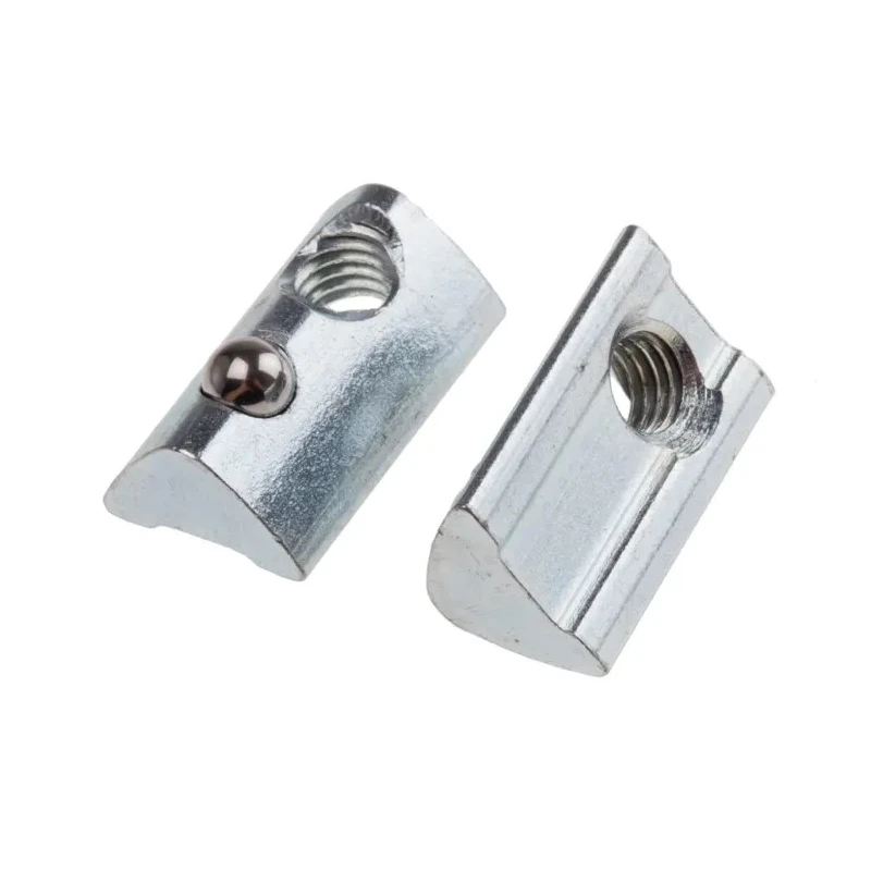 RS PRO Connecting Component T-Slot Nut for Strut Profile 30 mm, Thread Size M5, Groove Size 6 mm, Steel Material 767-5529