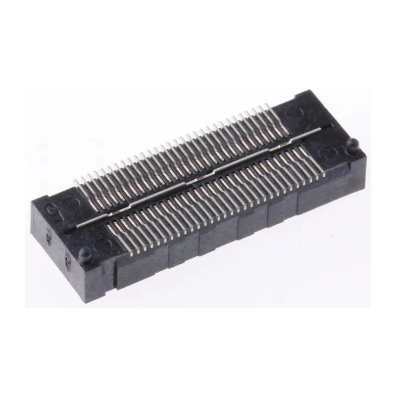 Samtec QSH Series Straight Surface PCB Socket, 60-Contact, 2 Row, 0.5 mm Pitch, 12A Current, Solder QSH-030-01-L-D-A