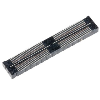 Samtec Straight Surface PCB Socket 120-Contact 2 Row 0.5 mm Pitch Solder Termination QSH-060-01-L-D-A