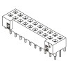 Samtec S2M Series Straight Through Hole PCB Socket 20-Contact 2 Row 2 mm Pitch Solder S2M-110-01-L-D