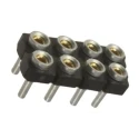 Samtec SDL Series Straight Through Hole 8-Contact 2 Row PCB Socket 2.54 mm Pitch SDL-104-T-10