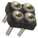 Samtec SDL Series Straight Through Hole PCB Socket 4-Contact 2 Row 2.54 mm Pitch Through Hole SDL-102-T-12
