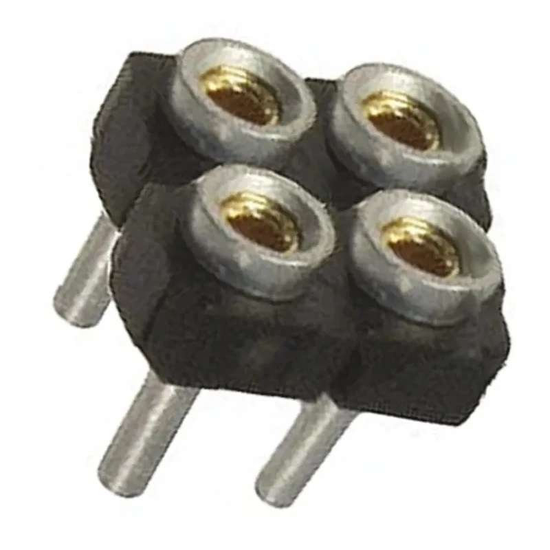 Samtec SDL Series Straight Through Hole PCB Socket 4-Contact 2 Row 2.54 mm Pitch Through Hole SDL-102-T-12