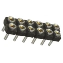 Samtec SDL Series Straight Through Hole PCB Socket 12-Contact 2 Row 2.54 mm Pitch Through Hole SDL-106-T-10