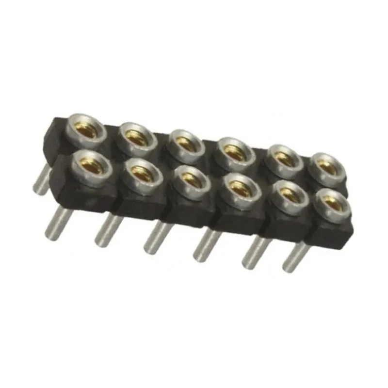 Samtec SDL Series Straight Through Hole PCB Socket 12-Contact 2 Row 2.54 mm Pitch Through Hole SDL-106-T-10