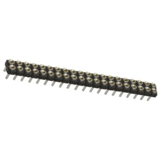 Samtec SDL Series Straight Through Hole PCB Socket 40-Contact 2 Row 2.54 mm Pitch Through Hole SDL-120-T-10
