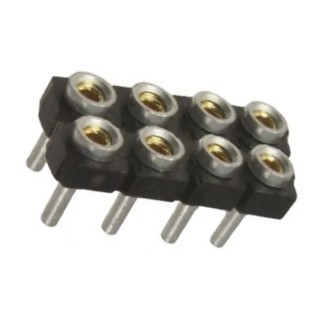 Samtec SDL Series Straight Through Hole PCB Socket 8-Contact 2 Row 2.54 mm Pitch Through Hole SDL-104-T-10