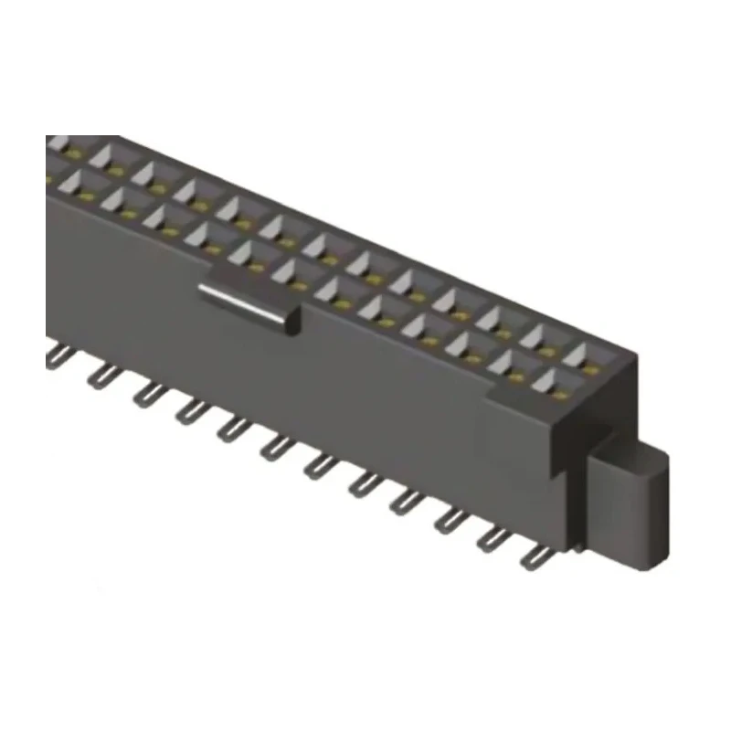Samtec SFML Series Straight Surface Mount Board-to-Board PCB Socket, 50-Contact, 2 Row, 1.27 mm Pitch, 12A SFML-125-T2-S-D