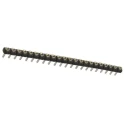 Samtec SL Series Straight Through Hole PCB Socket, 22-Contact, 1 Row, 2.54 mm Pitch, Solder Termination SL-122-T-10