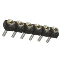 Samtec SL Series Straight Through Hole PCB Socket 6-Contact 1 Row 2.54 mm Pitch Solder SL-106-T-10