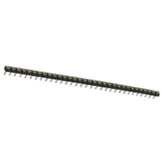 Samtec SL Series Straight Through Hole PCB Socket 32-Contact 1 Row 2.54 mm Pitch Solder SL-132-T-10