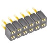 Samtec SLW Series Straight Through Hole PCB Socket, 12-Contact, 2 Row, 2.54 mm Pitch, 7.1A, 550V SLW-106-01-G-D