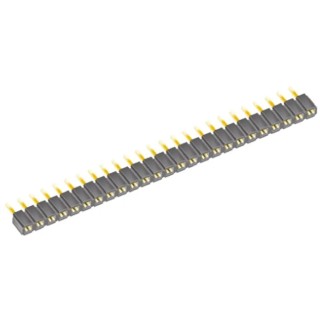 Samtec SLW Series Straight Through Hole PCB Socket 50-Contact 2 Row 2.54 mm Pitch Solder SLW-125-01-G-D