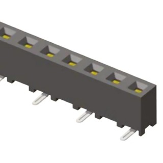 Samtec SMM Series Straight Surface PCB Socket 10-Contact 1 Row 2 mm Pitch Solder SMM-110-02-S-S
