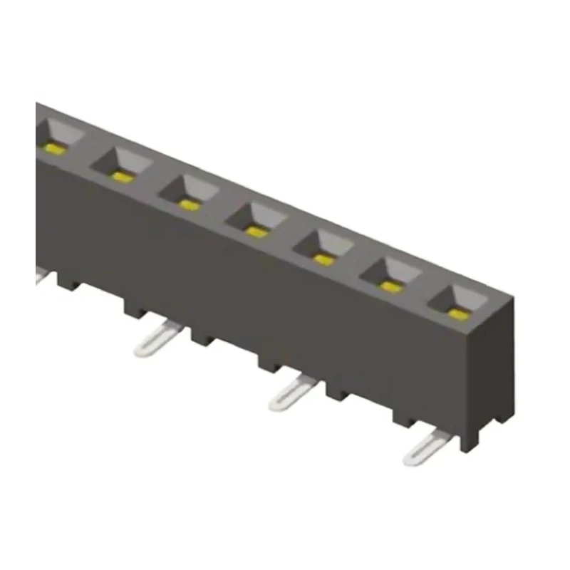 Samtec 12-Contact 1 Row 2 mm Pitch Straight Surface PCB Socket SMM-112-02-S-S