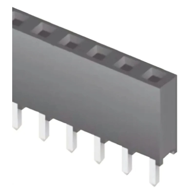 Samtec Straight Through Hole Board-to-Board PCB Socket 5-Contact, 1 Row, 2 mm Pitch, 450V, 5.5A Current Rating SQT-105-01-L-S