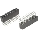 Samtec Right Angle Through Hole PCB Socket 30-Contact 2 Row 2 mm Pitch Solder SQT-115-01-L-D-RA