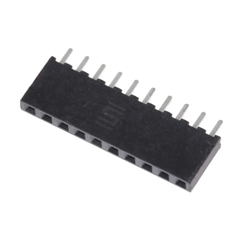 Samtec 10-Contact 1 Row 2 mm Pitch Board-to-Board Straight Through Hole PCB Socket SQT-110-01-L-S