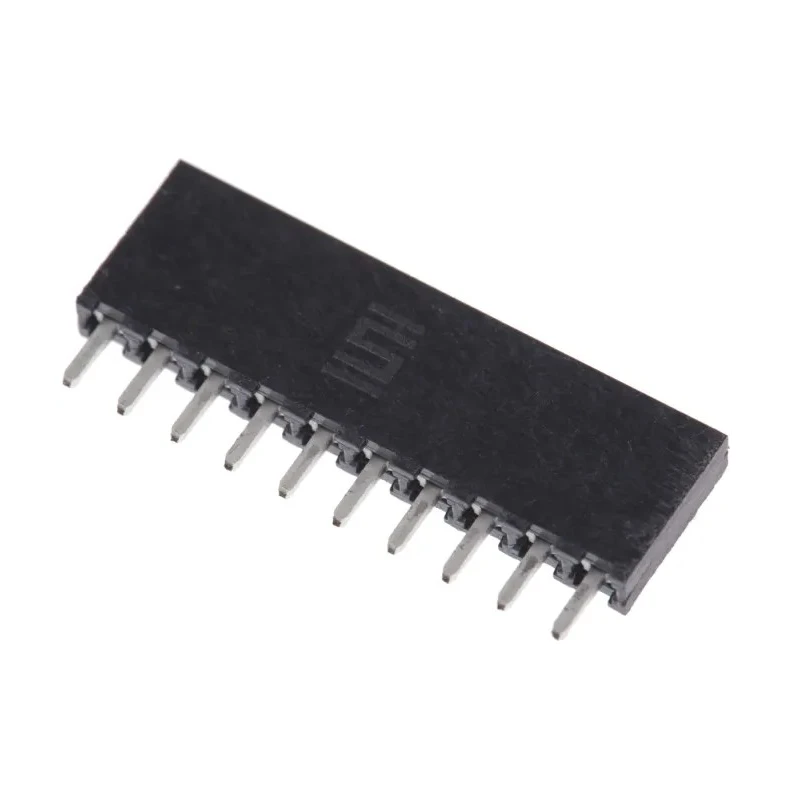 Samtec 10-Contact 1 Row 2 mm Pitch Board-to-Board Straight Through Hole PCB Socket SQT-110-01-L-S