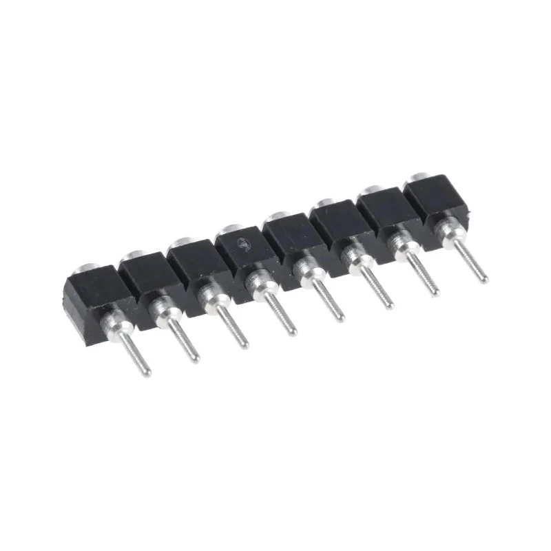 Samtec SS Series Straight Through Hole PCB Socket 8-Contact 1 Row 2.54 mm Pitch Solder SS-108-TT-2-N