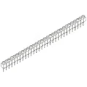 Samtec SS Series Straight Through Hole PCB Socket, 30-Contact, 1 Row, 2.54 mm Pitch, 12A Current, Gold Plating SS-130-T-2-N