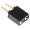 Samtec SSA Series Straight Through Hole PCB Socket, 2-Contact, 1-Row, 2.54 mm Pitch, 1A Current, 1000V Voltage SSA-102-S-G